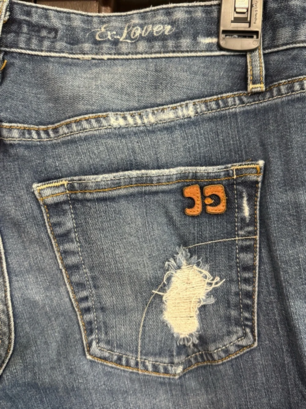 Joe’s Jeans Ex-Lover Women’s Distressed Boyfriend Jeans - Blue size 28 Cropped - Picture 4 of 11